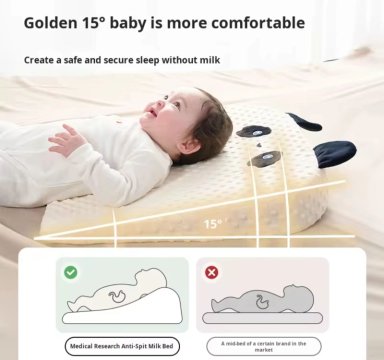 ALMOHADA BEBE ANTIREFLUJO COLECHO RECIE N NACIDO - 2