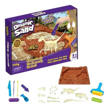 MASAS Y PLASTILINAS DINOSAURIO EXCAVACION MOLDEABLE - 1