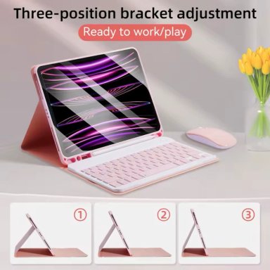 FUNDAS CON TECLADO PARA IPAD 10.2 (7-8-9 GEN) INCLUYE LETRA Ñ - 8