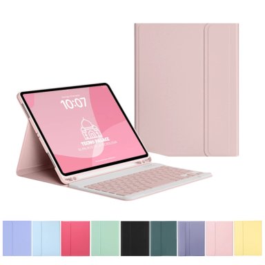 FUNDAS CON TECLADO PARA IPAD 10 GEN / A16 (11 GEN) INCLUYE LETRA Ñ - 1