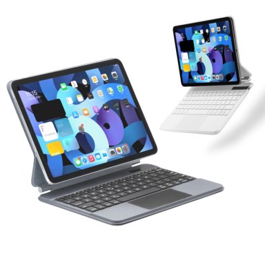 FUNDA CON TECLADO MAGIC KEY PARA IPAD AIR 11 M2-M3 / AIR 4-5 / PRO 11 - 1