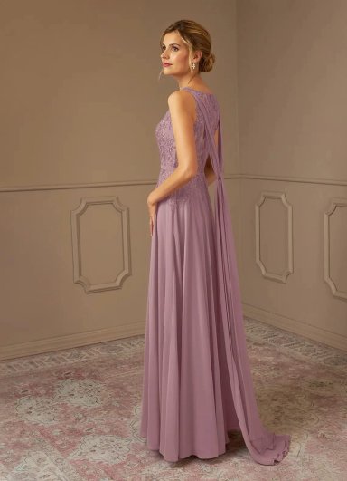 VESTIDO LARGO MUJER ELEGANTE FIESTA Y BODAS - 4