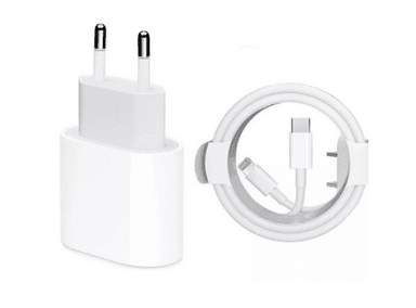 CARGADOR TIPO LIGHTNING  A  C PARA IPHONE 14 PRO MAX BLANCO - 3