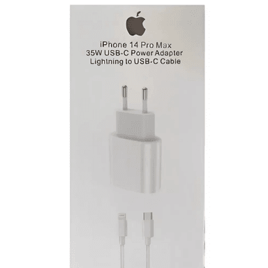 CARGADOR TIPO LIGHTNING  A  C PARA IPHONE 14 PRO MAX BLANCO - 7