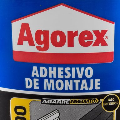 PEGAMENTO ADHESIVO DE MONTAJE HENKEL ADHESIVES PL 500 AGOREX 3.8 KG - 3