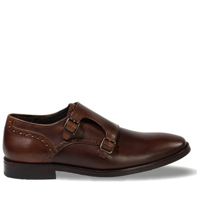ZAPATO HOMBRE DE CUERO BOSFORO EN COLOR CAFE VÉROZ - 1