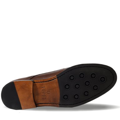 ZAPATO HOMBRE DE CUERO BOSFORO EN COLOR CAFE VÉROZ - 3