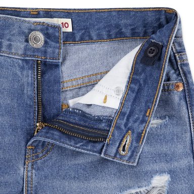 SHORT NIÑA GIRLFRIEND AZUL LEVIS 41D152-M0V - 3