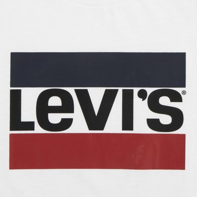 POLERA NIÑA SPORTSWEAR EN COLOR BLANCO LEVIS 31K827-001 - 3