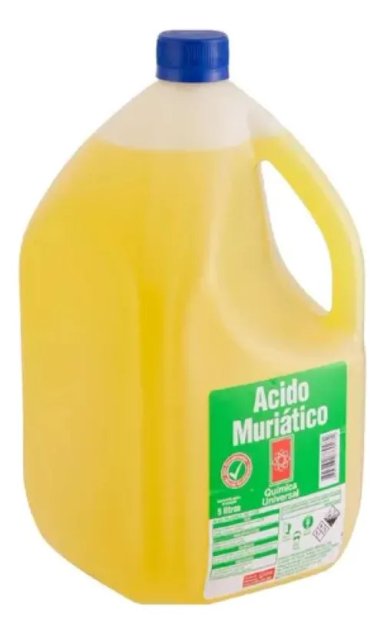ÁCIDO MURIÁTICO 5 LITROS QUÍMICA UNIVERSAL - 2