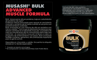 MUSASHI PROTEINA BULK WHEY PROTEIN ISOLATE 4 LBS VANILLA - 4