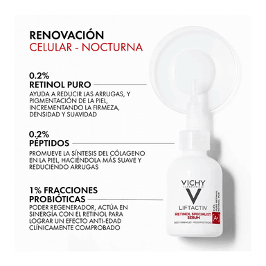 VICHY SERUM ANTI-ARRUGAS LIFTACTIV RETINOL SPECIALIST 30ML - 3