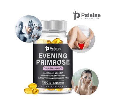 EVENING PRIMROSE OIL 1300MG ACEITE DE ONAGRA 120 SOFTGELS - 5