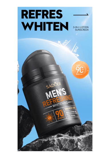 SADOER PROTECTOR SOLAR HOMBRE MENS REFRESHING CREMA SPF 90 - 3
