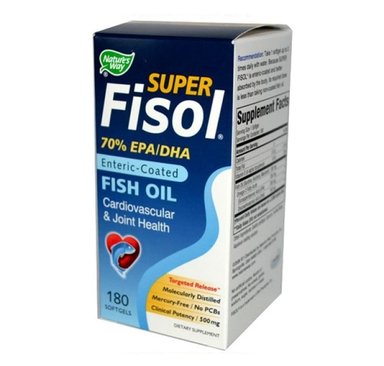 NATURES WAY FISOL ACEITE PESCADO OMEGA 3 FISH OIL EPA/ DHA - 1