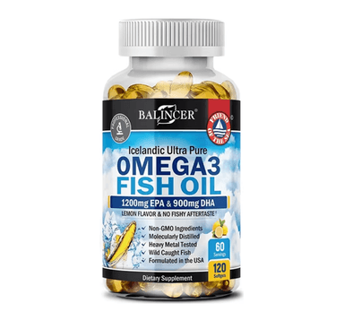 BALINCER ICELANDIC FISH OIL 2250MG OMEGA 3 EPA/DHA 120 GEL - 1