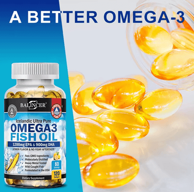 BALINCER ICELANDIC FISH OIL 2250MG OMEGA 3 EPA/DHA 120 GEL - 5