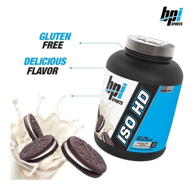 BPI ISO HD WHEY PROTEIN ISOLATE 5 LBS COOKIES & CREAM - 2