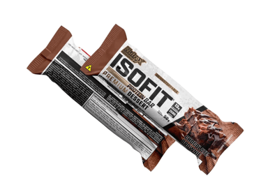 NUTREX ISOFIT ZERO BAR BARRAS DE PROTEINAS 12U CHOCOLATE - 4