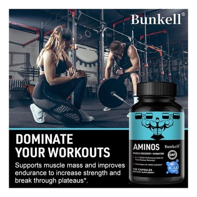 BUNKELL AMINOS HYDRO BCAA AMINOACIDOS CRECIMIENTO MUSCULAR - 2