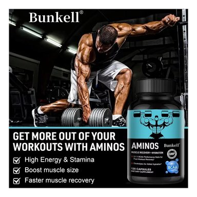 BUNKELL AMINOS HYDRO BCAA AMINOACIDOS CRECIMIENTO MUSCULAR - 4