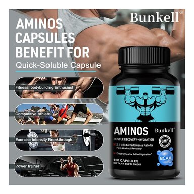 BUNKELL AMINOS HYDRO BCAA AMINOACIDOS CRECIMIENTO MUSCULAR - 6