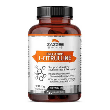CITRULINA ZAZZEE SPORTS AUMENTO OXIDO NITRICO 750MG 120 CAPS - 1