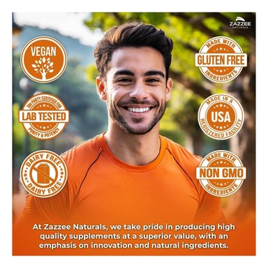 CITRULINA ZAZZEE SPORTS AUMENTO OXIDO NITRICO 750MG 120 CAPS - 6