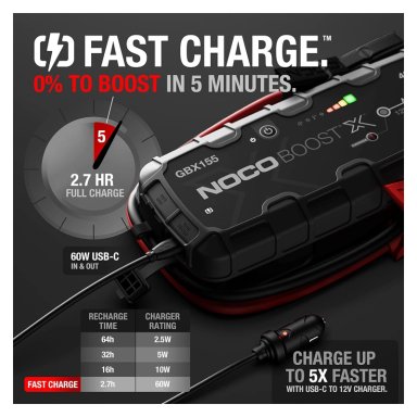 PARTIDOR BATERIA AUTO NOCO® BOOST X GBX155 4250A PROFESIONAL - 4