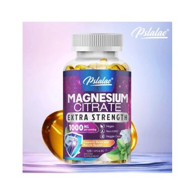 CITRATO DE MAGNESIO PURO 1000MG EXTRA STRENGTH 120 VEG CAPS - 4