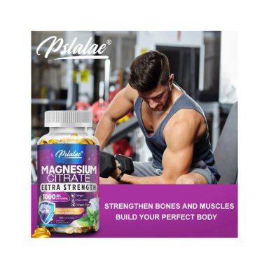 CITRATO DE MAGNESIO PURO 1000MG EXTRA STRENGTH 120 VEG CAPS - 7