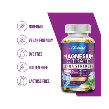 CITRATO DE MAGNESIO PURO 1000MG EXTRA STRENGTH 120 VEG CAPS - 8