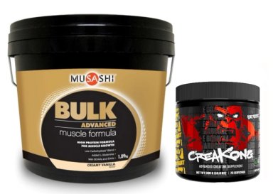 PROTEINA BULK WHEY ISOLATE 4 LBS + CREATINA MUTANT CREAKONG - 1