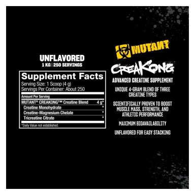 PROTEINA BULK WHEY ISOLATE 4 LBS + CREATINA MUTANT CREAKONG - 10
