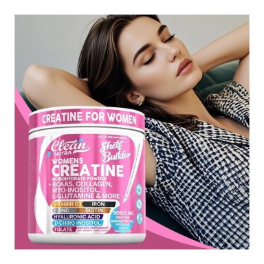 CREATINA PARA MUJERES SHELF BUILDER CLEAN NUTRA WOMENS 296GR - 2