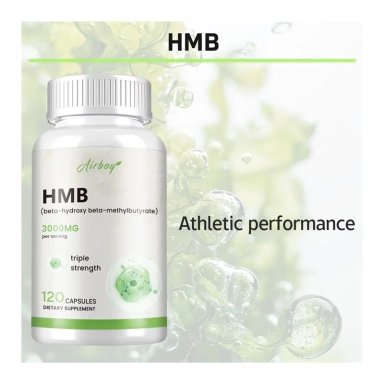 AIRBOY AMINO HMB B-HYDROXY B-METHYL BUTYRATE 3000MG 120 CAPS - 2