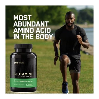 OPTIMUM NUTRITION L-GLUTAMINA MICRONIZADA 1000MG 120 CAPS - 4