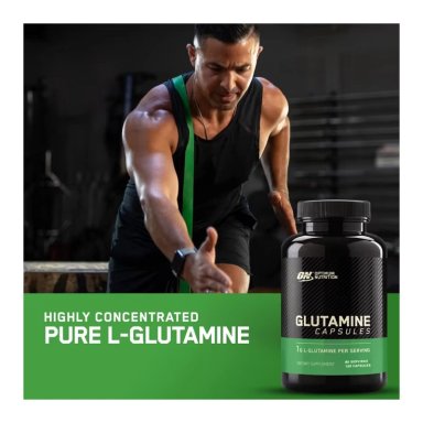 OPTIMUM NUTRITION L-GLUTAMINA MICRONIZADA 1000MG 120 CAPS - 6