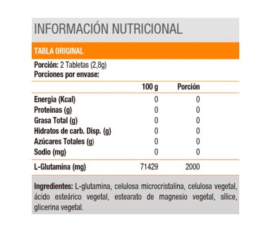 OPTIMUM NUTRITION L-GLUTAMINA MICRONIZADA 1000MG 120 CAPS - 9