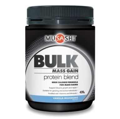 MUSASHI PROTEINA BULK MASS GAIN WHEY PROTEIN 1 LBS VANILLA - 1