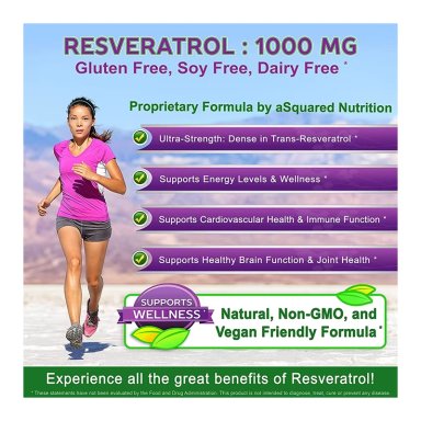 BALINCER RESVERATROL EXTRACTO PURO RESVERATROL 1000MG 60 CAPS - 7