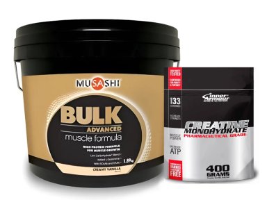 PROTEINA BULK WHEY ISOLATE 4 LBS + INNER ARMOUR CREATINA - 1