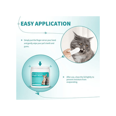 FRESHBITE PET TOALLITAS LIMPIADORAS DIENTES PERROS GATOS 50U - 5