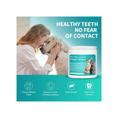 FRESHBITE PET TOALLITAS LIMPIADORAS DIENTES PERROS GATOS 50U - 7