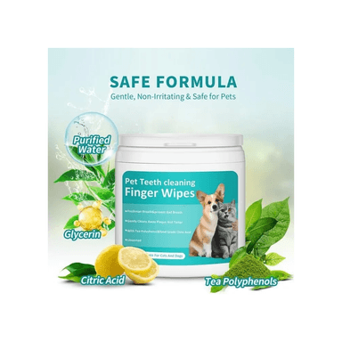 FRESHBITE PET TOALLITAS LIMPIADORAS DIENTES PERROS GATOS 50U - 8