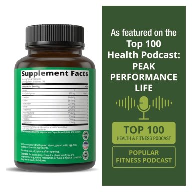 AMINOACIDOS ESENCIALES AMINO EAA CRECIMIENTO MUSCULAR 2100MG 60 CAPS - 10