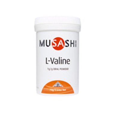 MUSASHI AMINOACIDOS BCAA L-VALINA 2500MG VALINA 75GR - 1