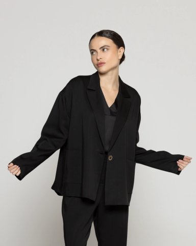 CHAQUETA MUJER TIPO BLAZER CLARISSA SEMIFORMAL LINEATRE - 1