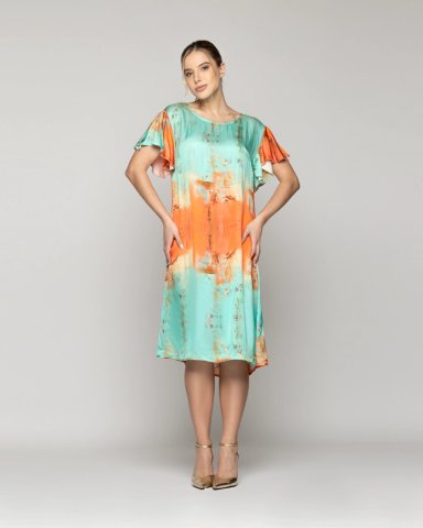 VESTIDO MUJER VICENZA MANGA CORTA LINEATRE - 5