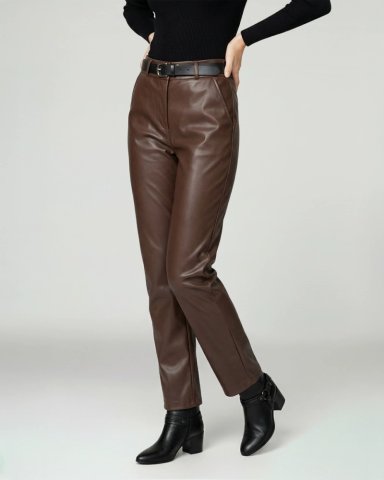 PANTALON MUJER DORA CAFE  LINEATRE - 1